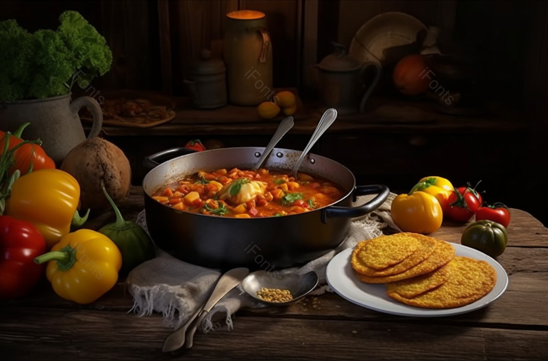 黑色餐桌上可口诱人美味的食物特写摄影背景,高清,摄影图,摄影图片,图片大全,摄影图免费下载